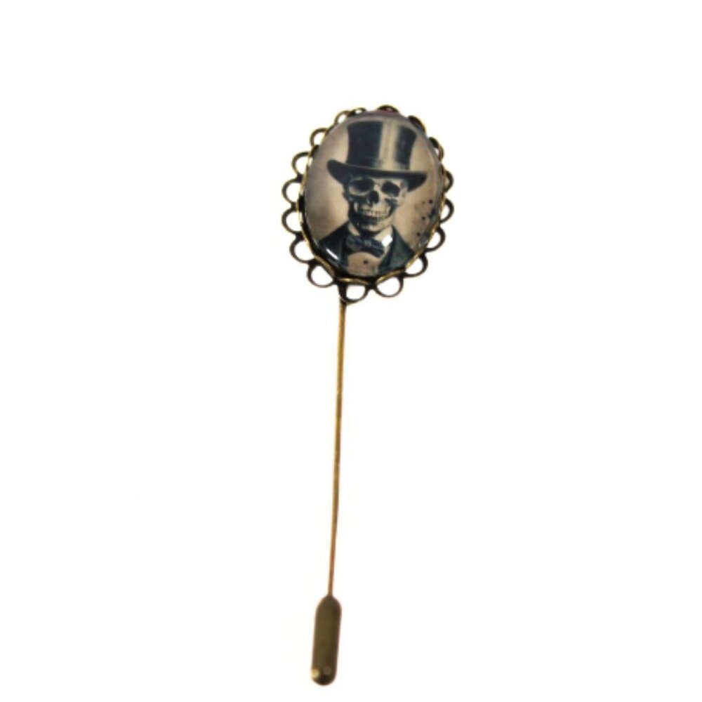 🔨 Unisex Boutonniere Pin Brooch Gothic Victorian & Steampunk Aesthetic